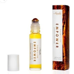 🆕 Tiger’s Eye Empower Gemstone Therapy Roller Ball Cedarwood Vetiver OUD